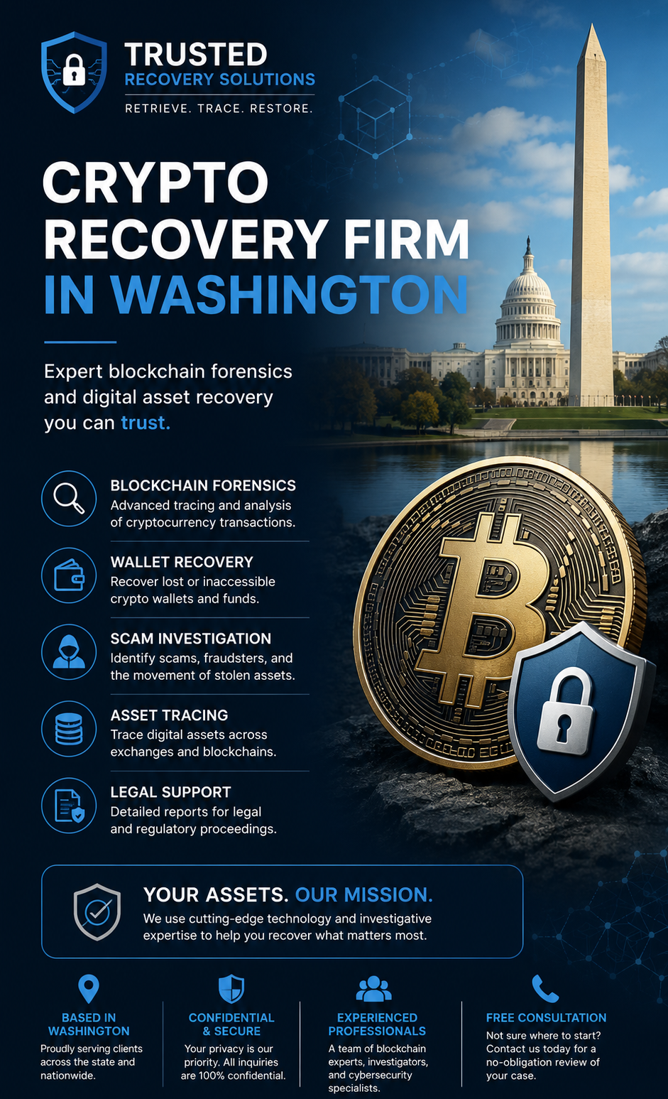 Crypto Recovery firm in Washington DC